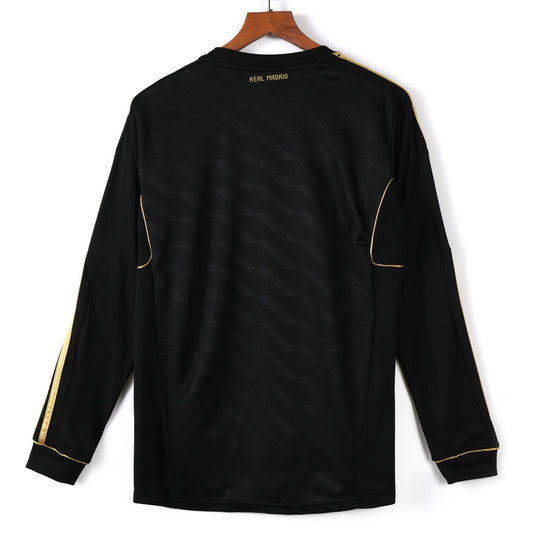 2011-2012 Maillot Retro Real Madrid Extérieur Manches Longues