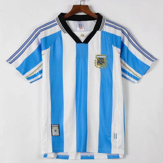 1998-1999 Maillot Argentine Domicile Retro