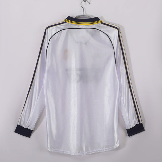 1998-2000 Maillot Retro Real Madrid Domicile Manches Longues